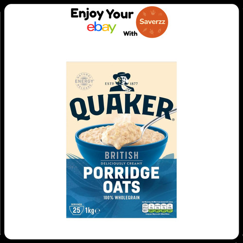 Quaker british porridge rolled - british,