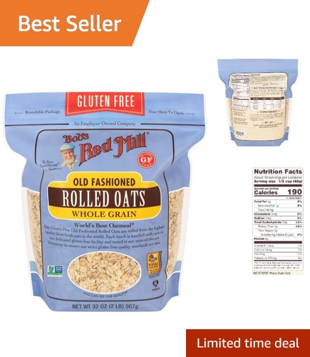Old fashioned rolled - rolled, oats