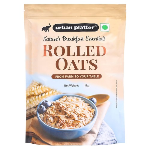 Rolled oats 1kg 100 whole - rolled, oats,