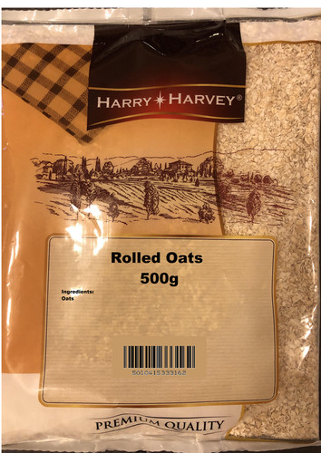 Rolled porridge oats 500g - rolled,