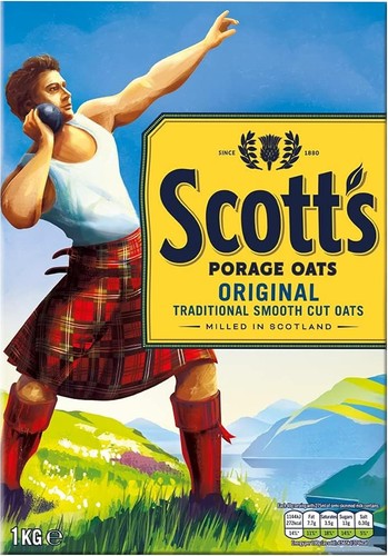 Scott porage oats 1kg rolled - 1kg,