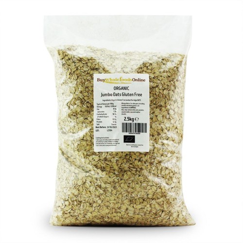 Organic jumbo oats gluten - organic,