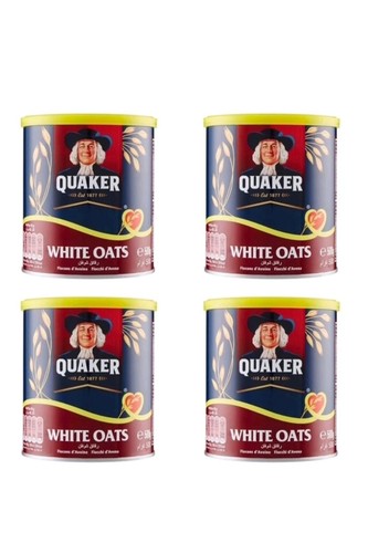 Tins quaker white - x, oats